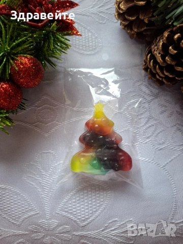 Промо!!! Красиви коледни глицеринови сапунчета, снимка 11 - Декорация за дома - 52539762