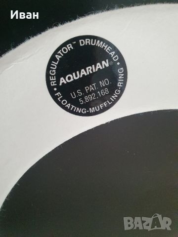 Кожа за бас барабан Aquarian 22" Regulator, снимка 3 - Ударни инструменти - 45384231