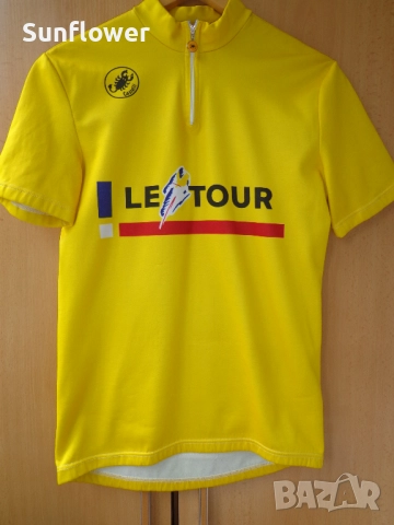 Ретро вело джърси топ CASTELLI Le Tour (de France) размер L  