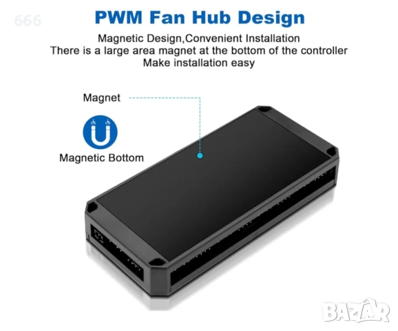 Хъб за вентилатори с контролер, снимка 8 - Друга електроника - 53459904