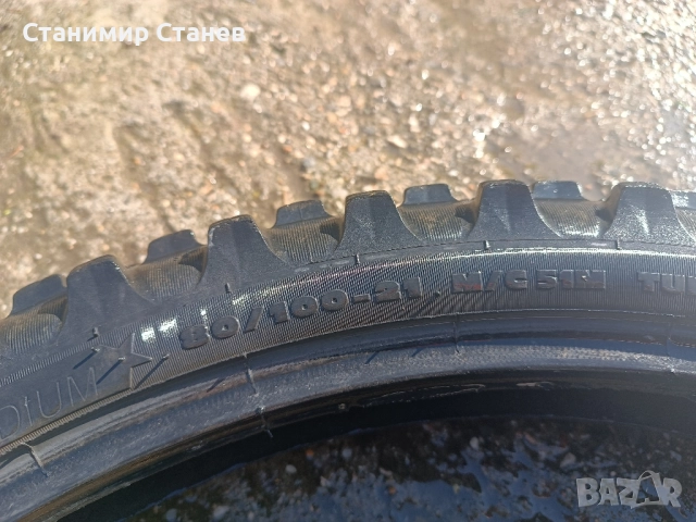 Предна гума 80/100-21 Michelin StarCross5 Medium, снимка 7 - Гуми и джанти - 52353862