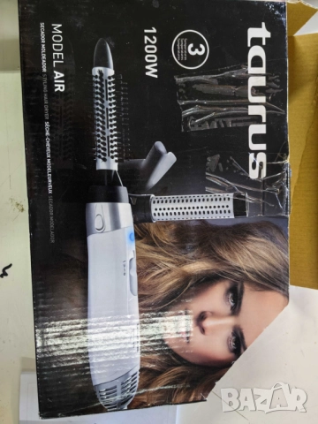 Taurus Model Air 1200W – Сешоар-четка за перфектна прическа у дома, снимка 6 - Сешоари - 51895315