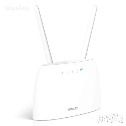 Чисто нов запечатан в целофан  Рутер Tenda - 4G06, 300Mbps, бял  ...