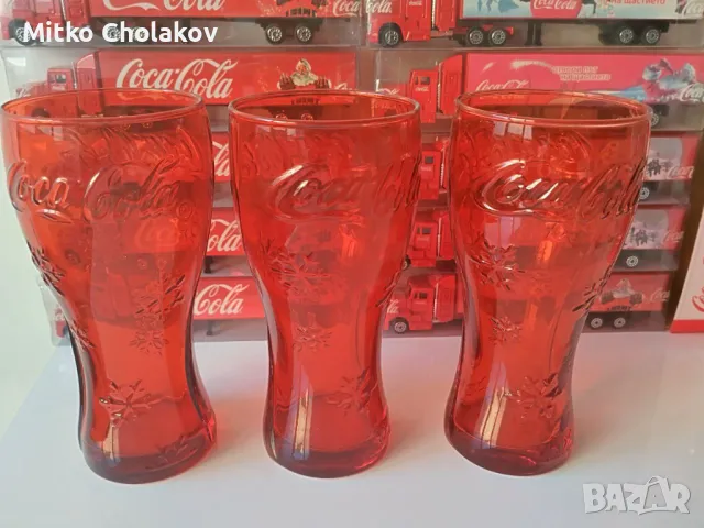 Продавам комплект 6 броя коледни чаши Кока-Кола, снимка 11 - Чаши - 49336351