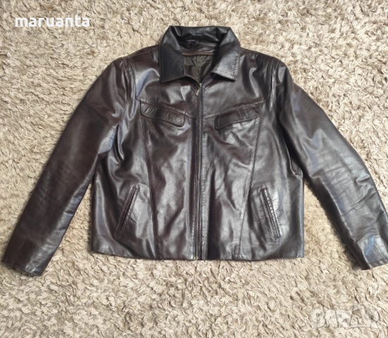 Dicano leather, мъжко кожено яке, р-р 2ХЛ, снимка 2 - Якета - 51952954