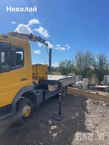 Транспортни услуги самосвал с кран и камион с падащ борд до 5Т, снимка 2 - Транспортни услуги - 51462738