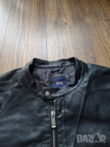 Страхотно мъжко кожено яке O.N. , естествена кожа, размер 2XL, снимка 5 - Якета - 52844395
