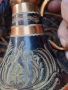 Медна кана и бронзова ваза лот, снимка 1 - Декорация за дома - 45338169