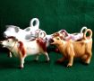 Винтидж крави канички за сметана със звънец, колекционерски декор за селска къща, , снимка 8