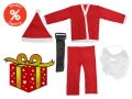 Коледен костюм Дядо Коледа | ПРОМОЦИЯ, снимка 1
