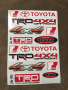 Стикери Toyota Тойота - лист А4 