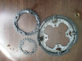 Плочи от курбел  44,32,21  за велосипед Колело , снимка 1