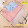 Водоустойчива прозрачна чанта за съхранение на дрехи и завивки с удобна дръжка - КОД 3900, снимка 3