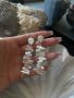 Модно бижу обеци с истински перли , снимка 1 - Обеци - 45359295
