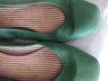 Дамски обувки,зелени, естествена кожа,37 1/2, снимка 2