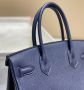 Hermes Birkin Deep Blue , снимка 4