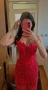 Абитуриентска рокля червена , снимка 3