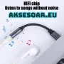 Преходник от USB тип C към 3,5 мм адаптер за слушалки, преобразувател, жак, HiFi AUX аудио кабел за , снимка 6