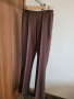 Елегантен дамски панталон с висока талия и ръб, снимка 3