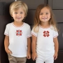Детска тениска с бродирана шевица, снимка 4