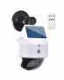 Соларна лампа със сензор за движение и дистанционно управление тип фалшива видеокамера JX-5116, снимка 1 - Соларни лампи - 45638998