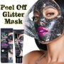 Звездна отлепваща се блестяща маска за лице, снимка 2
