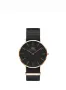 Часовник Daniel Wellington Classic Black 40 mm DW00100148 черна найлонова каишка, снимка 4