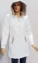Елегантно пролетно яке - бяло, снимка 2