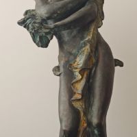 Антикварна Бронзова Скулптура "Жената на Слънцето"1900 г, снимка 3 - Антикварни и старинни предмети - 44848331
