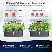 Нова Уникална Хидропонна Система Yoocaa: 98 LED, 12 Растения Наведнъж, снимка 8 - Други - 45224112