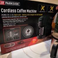 Акумулаторна кафе машина Parkside мобилна машина, снимка 3 - Кафемашини - 45380640