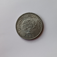 Тунис 5 сантима 1983 Тунизийска монета , арабска монета , снимка 4 - Нумизматика и бонистика - 45026200