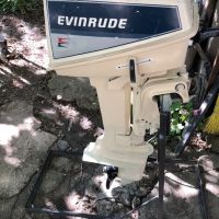 Извънбордов двигател Evinrude 6, снимка 1 - Воден транспорт - 45602478