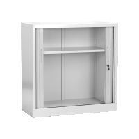 компактен метален шкаф с хармоника-врати за малки пространства, снимка 2 - Градински мебели, декорация  - 45415840