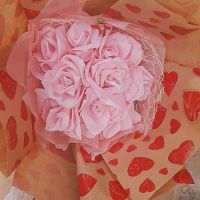 Ръчно изработени рози , снимка 2 - Изкуствени цветя - 44882798