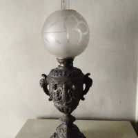 Стара газена (газова) лампа, снимка 1 - Други ценни предмети - 45283627