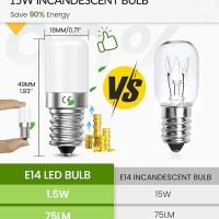 Нови 4 броя LED Крушка E14 Lamptobe 1.5W Топла Бяла Светлина 2700K, снимка 5 - Крушки - 45303847