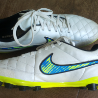 NIKE TIEMPO Real Leather Football Boots Размер EUR 45 / UK 10 бутонки 119-14-S, снимка 8 - Спортни обувки - 44979182