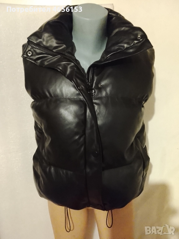 НОВ ! ЕЛЕК от ЕКО КОЖА с подплата - размери М и L, снимка 1