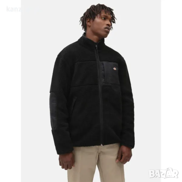 Dickies Fleece Red chute sherpa - мъжко шерпа яке Л, снимка 1