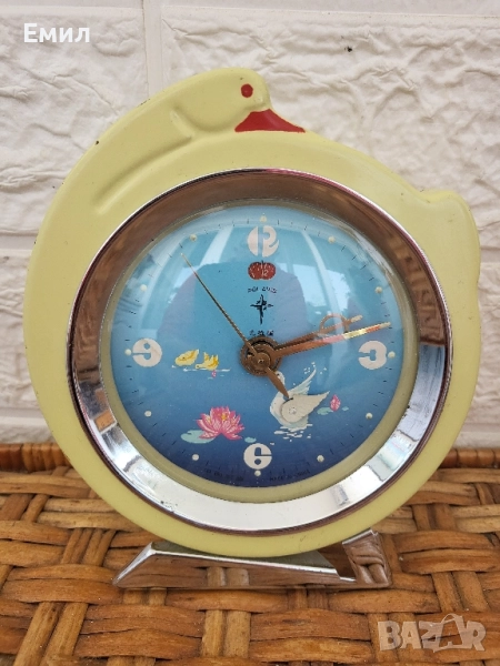 Колекционерски анимиран будилник Лебед , снимка 1