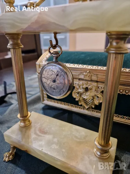 Чудесен антикварен колекционерски швейцарски джобен часовник Cyma , снимка 1