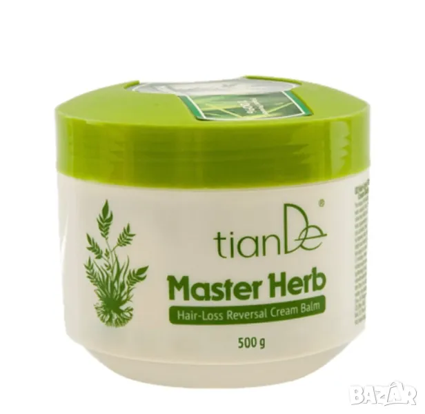 КРЕМ-БАЛСАМ ПРОТИВ ОПЛЕШИВЯВАНЕ „MASTER HERB“, 500 ГР., снимка 1