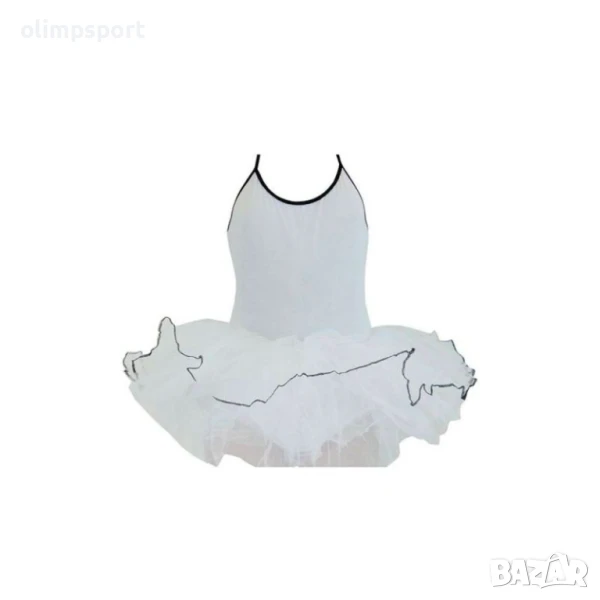 Детско трико с тънки презрамки и туту поличка от 4 пласта тюл., снимка 1