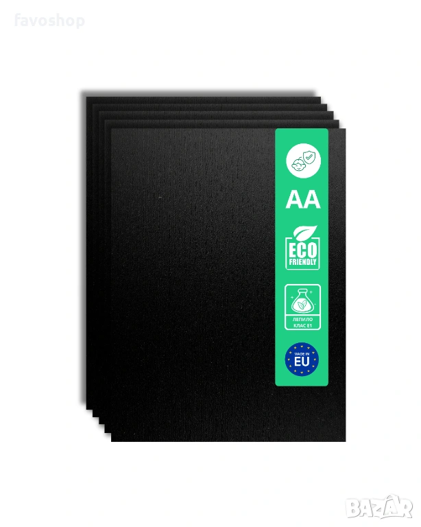 МДФ 2,8 мм ЧЕРЕН – форматиран, снимка 1