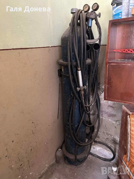 Кислородна бутилка за оксижен (оксиженова горелка) , снимка 1