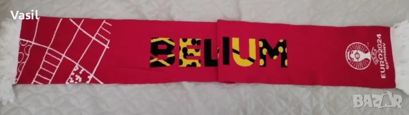 Шал на Белгия от ЕВРО 2024, снимка 1