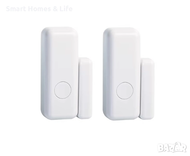 Магнитни сензори за врати и прозорци 2 броя, снимка 1