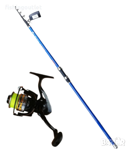 Комплект за риболов с бомбарда и тапа ( за морски риболов и щука ), снимка 1