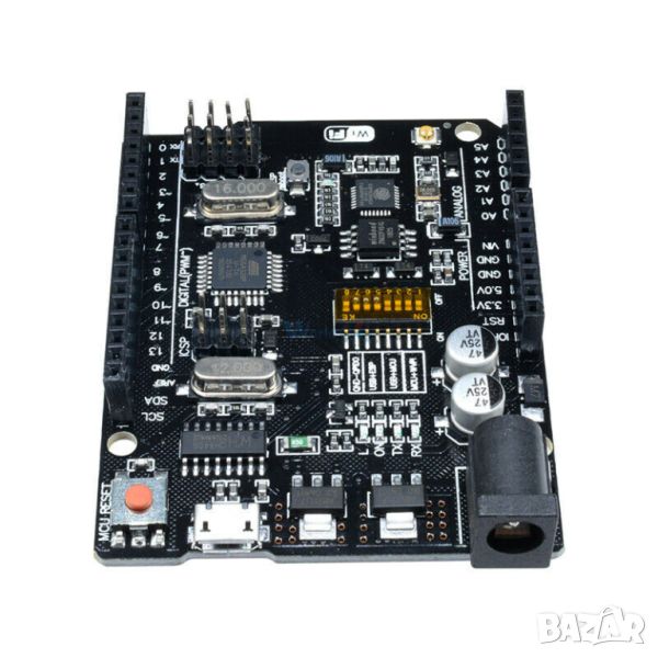 UNO R3 / 32MB памет USB-TTL CH340G ATmega328P ESP8266 WiFi, снимка 1